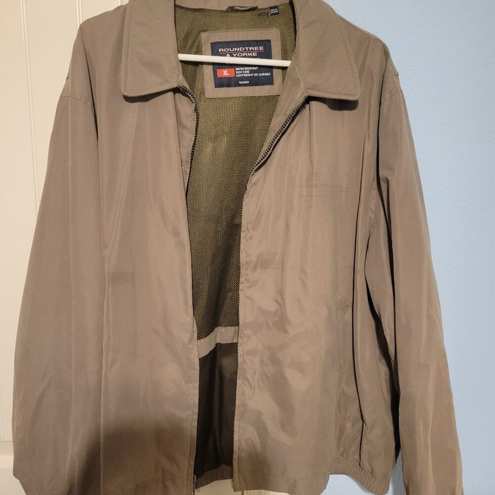 Roundtree and Yorke Men's Khaki Work Jacket XL